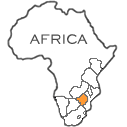 Map of Zimbabwe