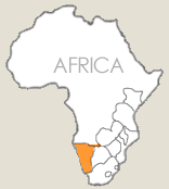 Map of Namibia