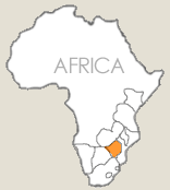 Map of Zimbabwe