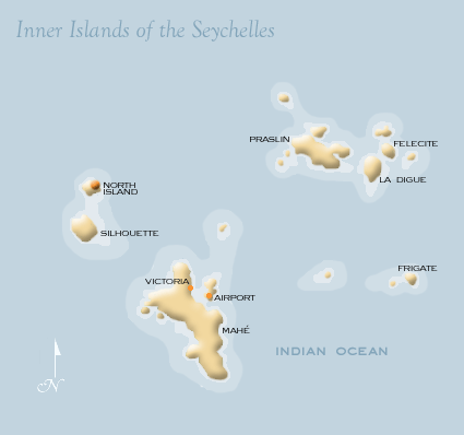 Map of Seychelles | Indian Ocean Islands Map