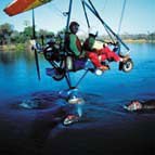 Microlighting over Zambezi