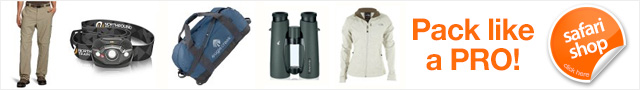 Pack Like A PRO - get the right stuff for your safari!