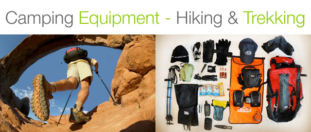 camping gear hiking trekking africa