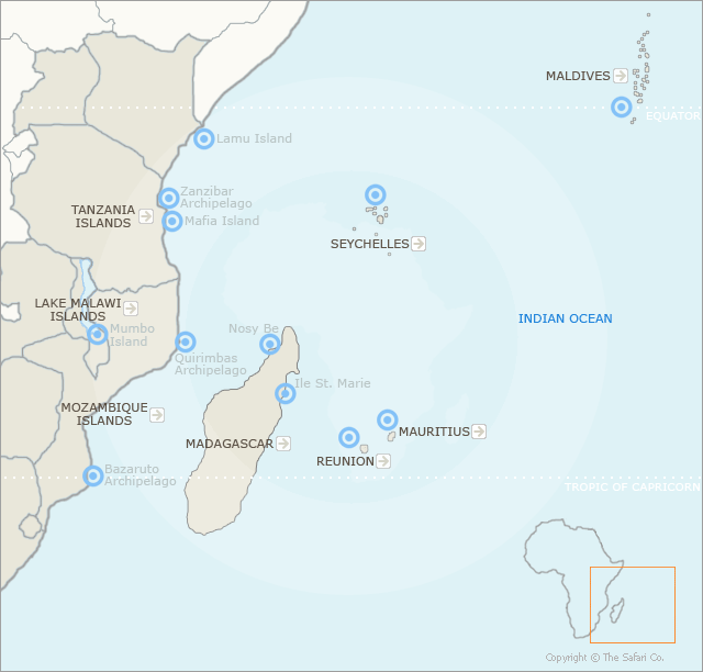 Indian Ocean Islands and Tropical African Islands